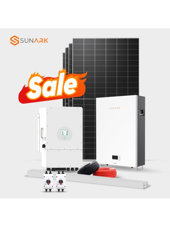 Гибридная солнечная система SunArk мощностью 3–30 кВт с накопителем энергии